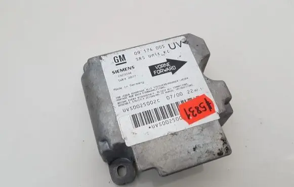 Opel Zafira A Airbag control unit/module 09174005UV 19235945WK42877