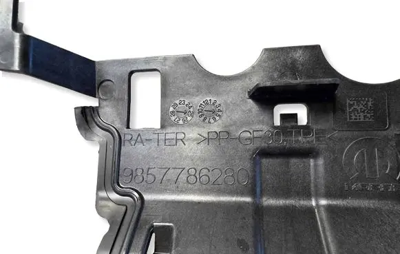 Peugeot Rifter Intercooler air guide/duct channel 9857783080