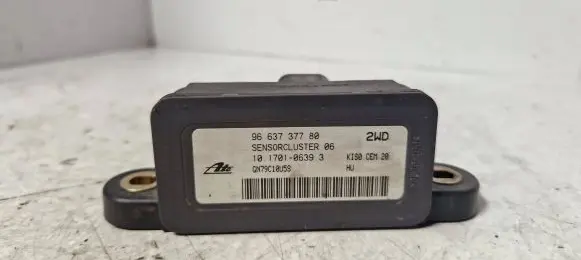 Peugeot 207 CC ESP acceleration yaw rate sensor 9663737780