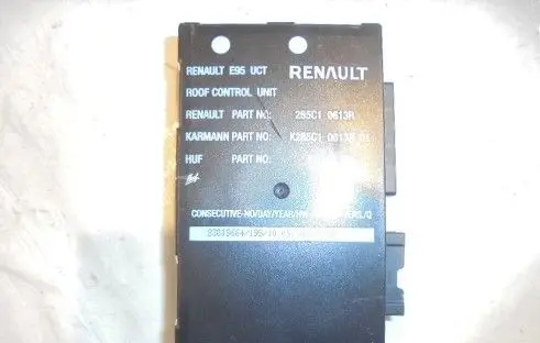 Renault Megane III Other control units/modules 285C10613R