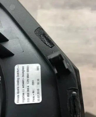 Volkswagen PASSAT B8 Dashboard trim 3G1858366
