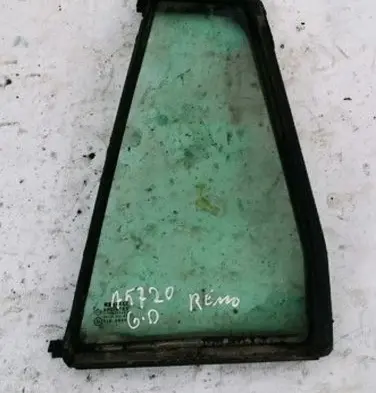 Rear vent window glass