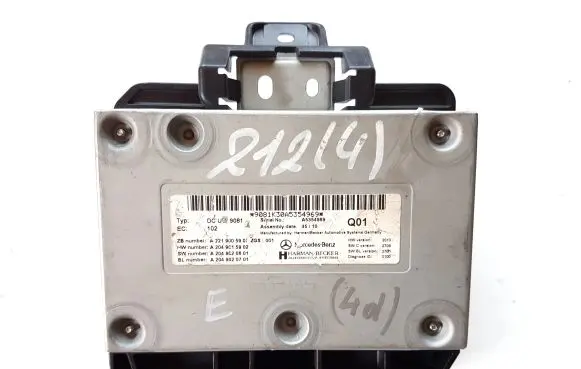 Mercedes-Benz E W212 Other control units/modules A2219005903 A2049015902