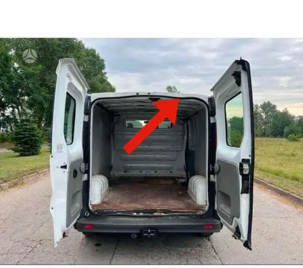 Opel Vivaro Trunk rubber seal (body) 