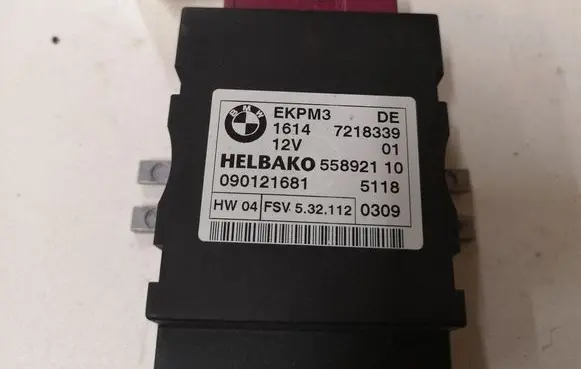 BMW 3 E90 E91 Fuel injection pump control unit/module 7218339 55892110 090121681
