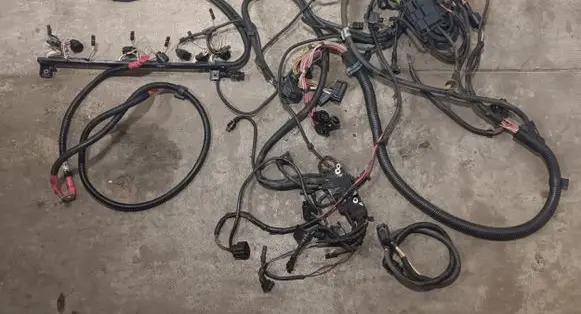 BMW 5 F10 F11 Engine installation wiring loom 7605076