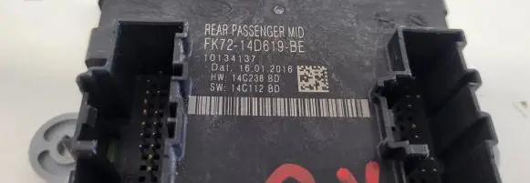 Jaguar XE Door control unit/module FK7214D619BE 10134137 14C112BD