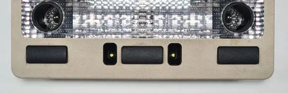 Land Rover Range Rover L322 Headlining lighting console trim XDM00004NUG