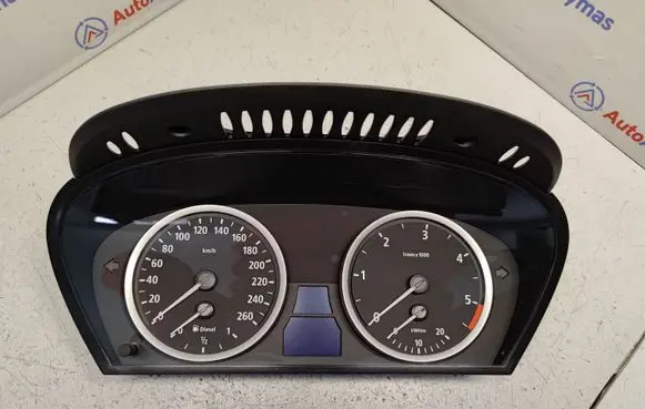 BMW 5 E60 E61 Speedometer (instrument cluster) 62116983153 62109194889 62109177261