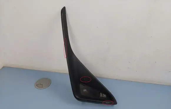 Rear bumper corner part panel trim
