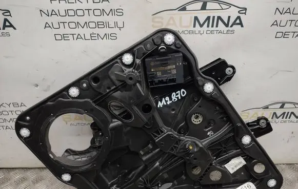 Volkswagen Touareg II Rear window lifting mechanism without motor 7P6839756A 4H0959795B