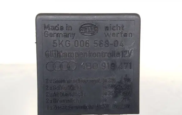 Audi A4 S4 B5 8D Other relay 35W55W 4B0919471 5KG00656804