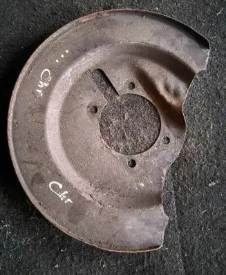 Chrysler Grand Voyager V Rear brake disc plate dust cover 