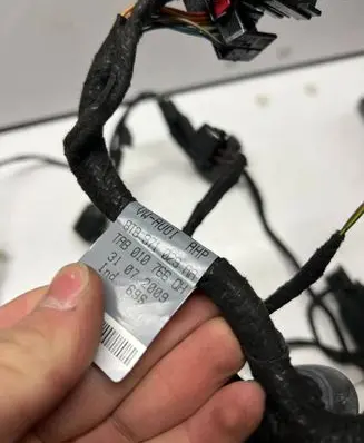 Audi S5 Rear door wiring loom 8T8971687