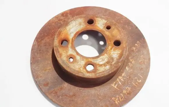 Fiat 500 Front brake disc neventiliuojamas