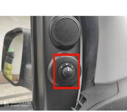 Fiat Fiorino Wing mirror switch