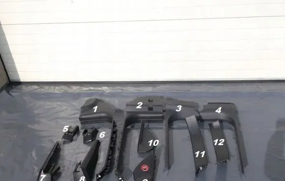 Mercedes-Benz ML W166 Seat and door cards trim set 