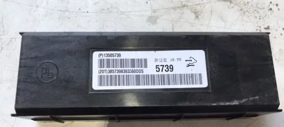Opel Insignia A Air conditioning/heating control unit 13505739