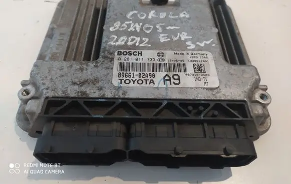 Toyota Corolla E120 E130 Engine control unit/module 8966102A90 0281011733 40791805031NDTVMT