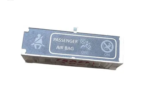 Passenger airbag on/off switch