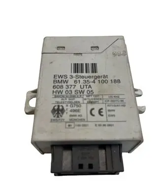 BMW 3 E46 Immobilizer control unit/module 61354100188 608377UTA