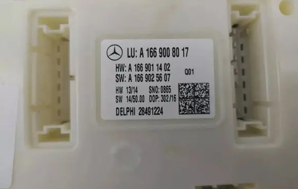 Mercedes-Benz GLE (W166 - C292) Comfort/convenience module A1669008017 A1669011402 A1669025607