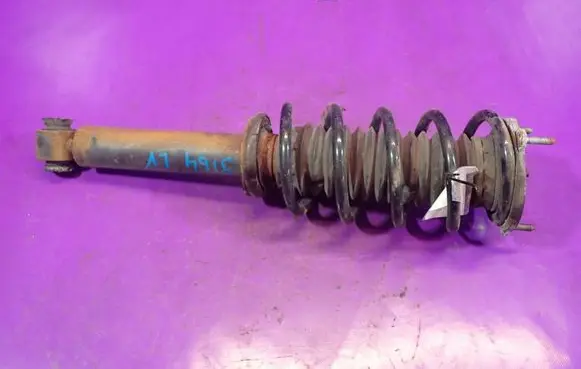 Front shock absorber with coil spring