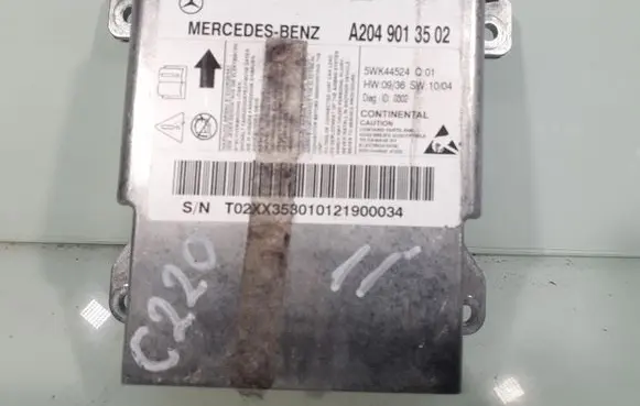 Mercedes-Benz C W204 Airbag control unit/module A2049013502