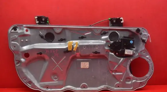 Volkswagen Polo Front door window regulator with motor 6Q3837755A
