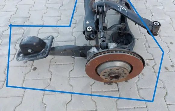 Volkswagen Arteon Rear axle beam with reductor VWARTEONZAWLT18