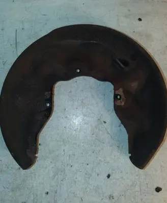 Audi A8 S8 D3 4E Front brake disc dust cover plate 4E0615611