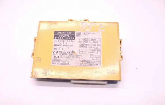 Lexus IS 220D-250-350 Keyless (KESSY) go control unit/module 8999053030 2325003580 D95