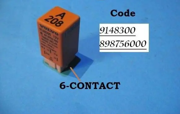 Volvo S80 Coolant fan relay 9148300 898756000