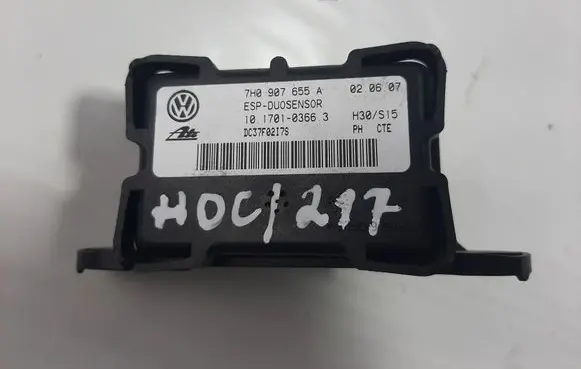 Volkswagen Golf V ESP acceleration yaw rate sensor 7H0907655A