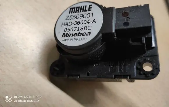 Citroen C3 Aircross Air flap motor/actuator Z5509001 HAD36004A
