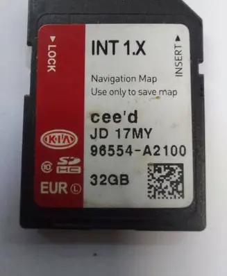 KIA Ceed Navigation maps CD/DVD 96554A2100