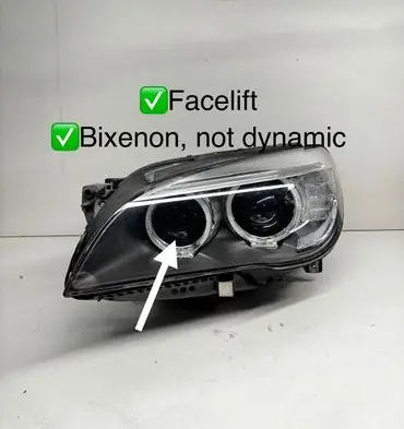 BMW 7 F01 F02 F03 F04 Headlight/headlamp 7289095 7253100000 E3U492L