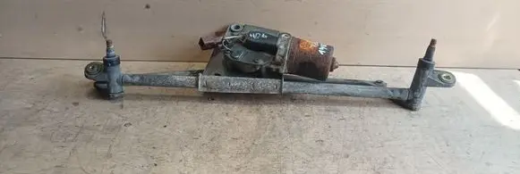 Front wiper linkage and motor