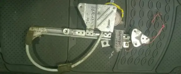 Jeep Cherokee Sliding door window regulator with motor