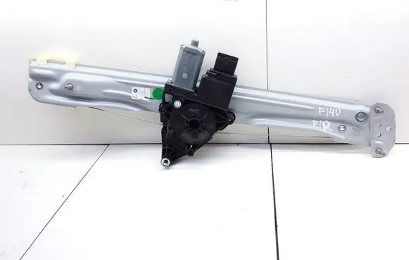 Front door window regulator with motor