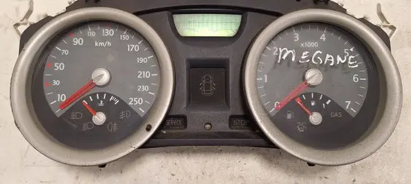Renault Megane II Speedometer (instrument cluster) 8200292049 35110419 2RPF14B115AH