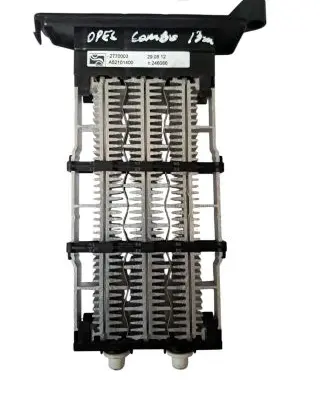 Electric cabin heater radiator