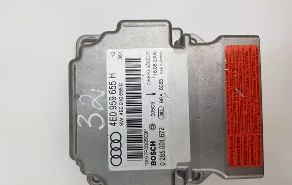 Audi A8 S8 D3 4E Airbag control unit/module 4E0959655H 4E0910655D