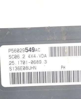 Dodge Challenger ESP acceleration yaw rate sensor P56029549AC S136E08UHN