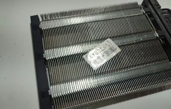 Electric cabin heater radiator