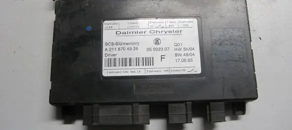 Mercedes-Benz E W211 Seat control module A2118704926