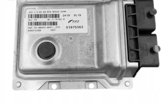 Fiat 500 Engine control unit/module 51975363 9GFT9