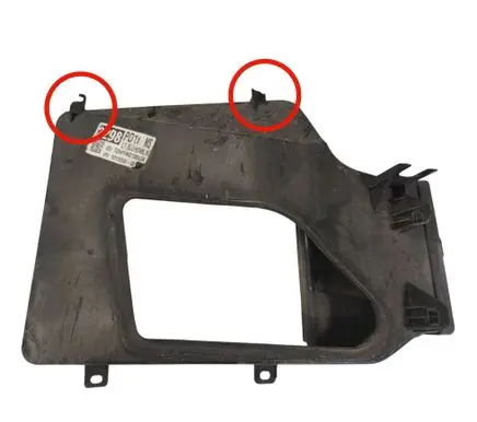 Tesla Model S Intercooler air guide/duct channel 105807200C