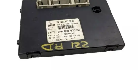 Mercedes-Benz S W221 Climate control unit A2218700326