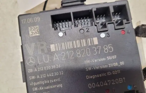 Mercedes-Benz C W204 Door control unit/module A2128203785 A2128203826 A2124423032